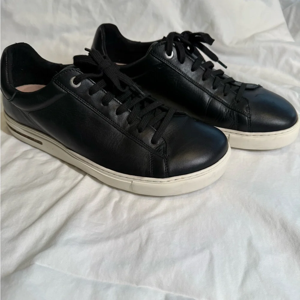 Birkenstock Bend Low Black Leather Sneakers EU 43 US 10–10.5 GUC - Picture 11 of 11